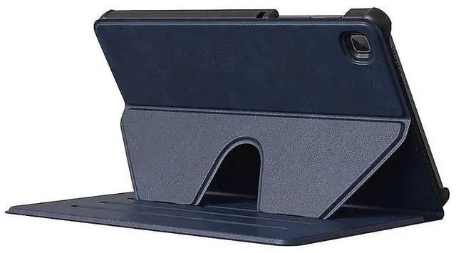 Alt view image 2 of 5 - SaharaCase Multi-Angle Folio Case for Samsung Galaxy Tab A7 Lite (2021) [Shockproof Bumper] Rugged Antislip Grip Slim Fit Kickstand (Blue)