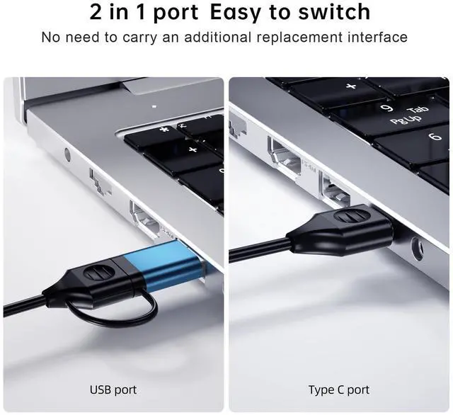Alt view image 2 of 5 - USB C Video Capture Card. Join PD100W Fast Charge, Type C to USB-A/C USB3.0. Support 1080P 60FPS Acquisition Recording and 4K@60Hz Hd Input,Support for Games and Streaming Media,Wide Compatibility.