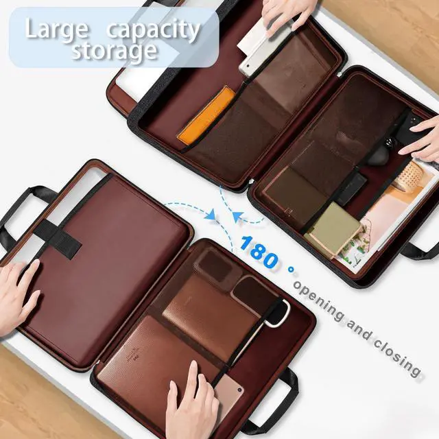 Alt view image 4 of 5 - ZINZ Slim Expandable Laptop Case 15.6 Inch Sleeve Upgraded Protective Durable Recycled Carrying Case Compatible with MacBook 15" & 16" and Most 15" 15.6" 16" Notebook,B01K01