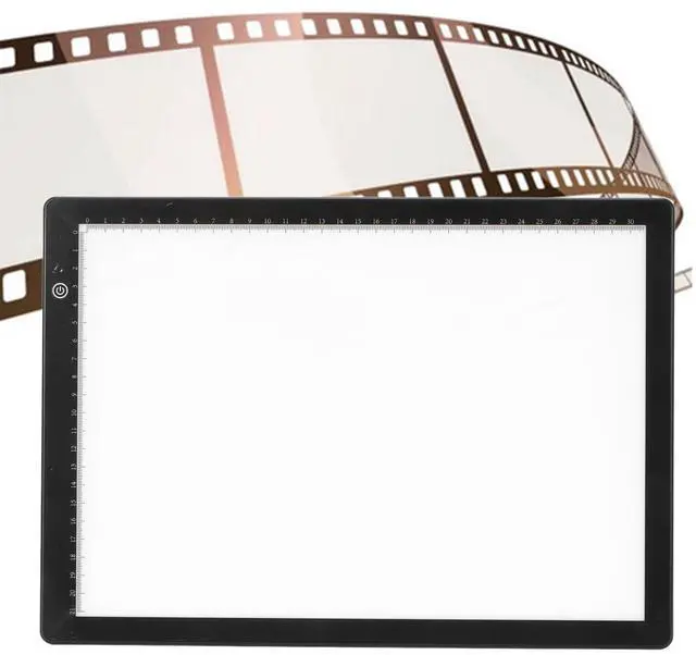 Alt view image 3 of 5 - Slide Viewer Light Box, Ultra Thin Film Negatives & Old Slides Scanning Light Box with 3 Adjustable Brightness, USB Powered Slide Viewer Light Pad for Artist Sketching