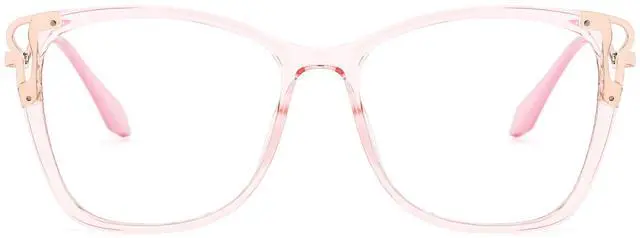 Main image of Zeelool Fashion Cat Eye Blue Light Blocking Glasses, Frame Glasses for Women Anti Eyestrain & UV from Computer Reading/TV/Phone JGX278890-05B Pink