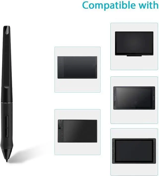 Alt view image 5 of 5 - PW500 Battery-Free Stylus Pen for Huion KAMVAS Pro 22 Inspiroy Q11K V2 Q620M GT-221 GT2201 Graphic Tablet Drawing Digital Pen Touch Screen Active Laptop Stylus S-Pen