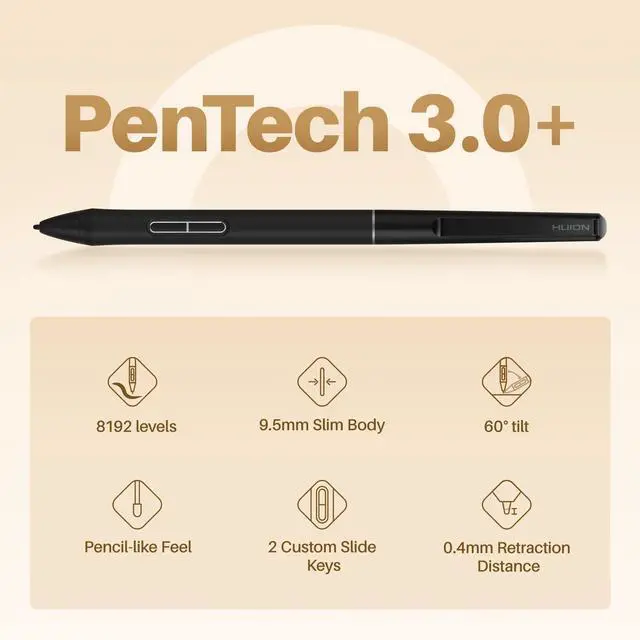 Alt view image 4 of 5 - HUION Inspiroy Frego Medium Wireless Drawing Tablet, 10 x 6.25 inch Bluetooth Graphics Tablet, Portable for Design, Writing, Photo Editing, Teaching, Compatible with Windows, Mac, Android and Linux