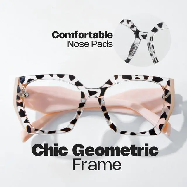 Alt view image 3 of 5 - Zeelool Vintage Geometric Blue Light Blocking Glasses for Women Sileidy ZJGP909372-14 Brown