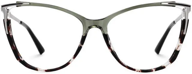 Main image of Zeelool Blue Light Blocking Glasses, Cat Eye Glasses Frame for Women Eyeglasses with Non-prescription Clear Lenses ZJGX368841-13B