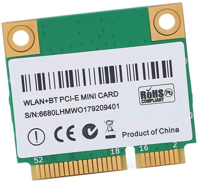 Alt view image 3 of 5 - AX210HMW Card, 6E 5G Triple Band Gigabit 6GHz Band PCB Net Card, with Mini PCIE Port, BT5.2 Lightweight Card, Only for WIN10 (64bit)