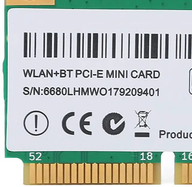 Alt view image 5 of 5 - AX210HMW Card, 6E 5G Triple Band Gigabit 6GHz Band PCB Net Card, with Mini PCIE Port, BT5.2 Lightweight Card, Only for WIN10 (64bit)