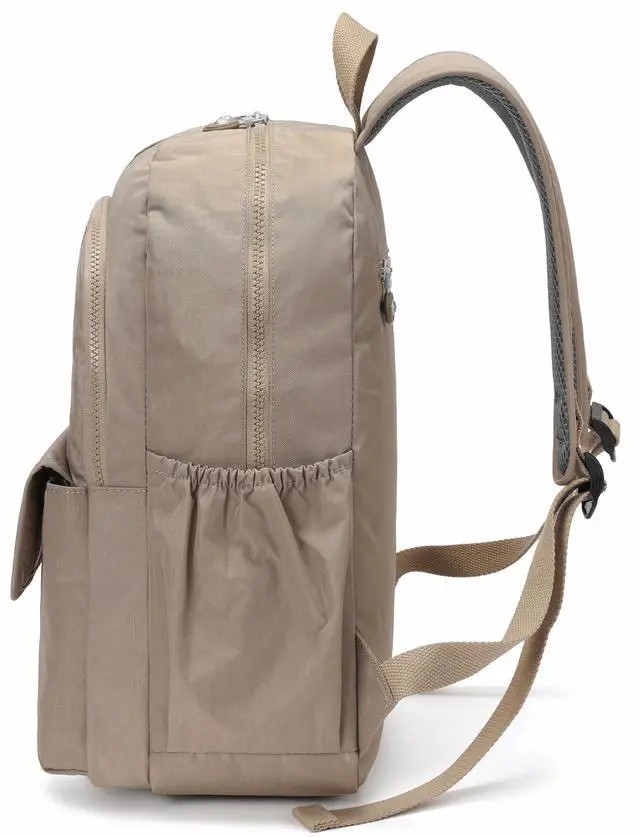 Alt view image 3 of 5 - Vendra Moka Compact Hiking Nylon Waterproof Laptop Backpack Purse for Women and Men, Small Lightweight Travel Casual Outdoor Dayback