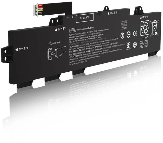 Alt view image 2 of 5 - BRTONG Replacement TT03XL Laptop Battery for HP EliteBook 850 G6 850 G5 ZBook 15U G6 15U G5 Series 932824-2C1 932824-1C1 933322-855 932824-421 HSN-113C-5 HSTNN-DB8K HSTNN-LB8H HSTNN-UB7T HSN-I13C-5