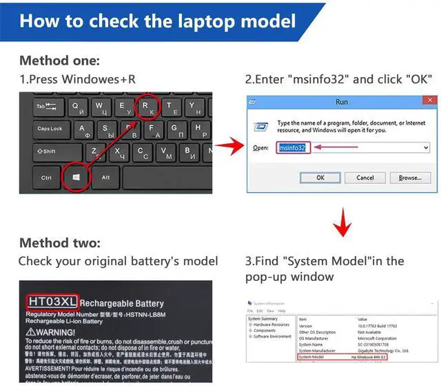 Alt view image 5 of 5 - DJW HT03XL Laptop Battery for HP L11119-855 14M-DH1003DX 14M-DH0003DX HP Pavilion 14-CE 14-CF 14-DF 15-CS 15-DA 15-DB 15-DW 17-by 17-CA 15T-DA000 15-DA0014DX 15T-CS200 15-CW1XXX 15T-CS300 LPD1071