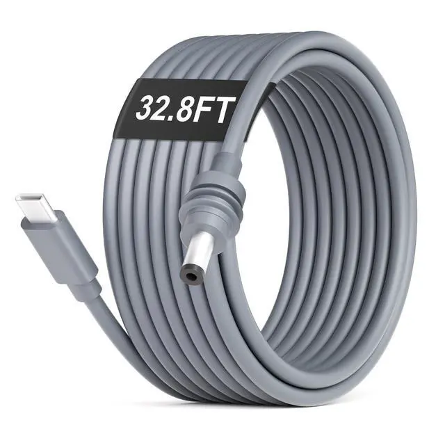 Main image of ADINEL Starlink Mini Power Cable PD 100W Input Type C to DC 20V 5A Cable Cord 32.8FT Starlink Mini USB C to DC Power Cable Work with 100W+ Source 10M Waterproof 18AWG