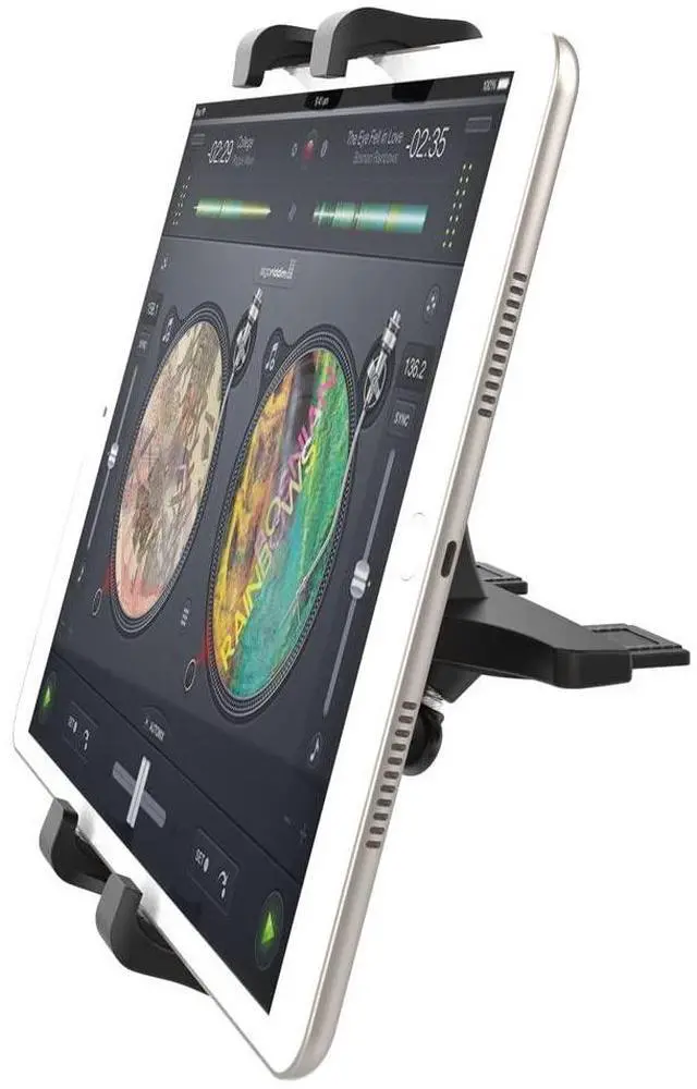 Main image of woleyi CD Slot Tablet Car Mount, CD Player iPad Mount Holder, Adjustable Tablet Mount for Car, Compatible with iPad Pro 12.9 Air Mini, Galaxy Tabs, Surface Pro/Go, 5.5"-13" iPhone, Tablets and Devices