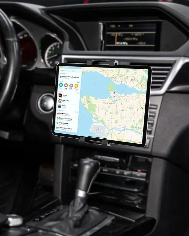 Alt view image 2 of 5 - woleyi CD Slot Tablet Car Mount, CD Player iPad Mount Holder, Adjustable Tablet Mount for Car, Compatible with iPad Pro 12.9 Air Mini, Galaxy Tabs, Surface Pro/Go, 5.5"-13" iPhone, Tablets and Devices