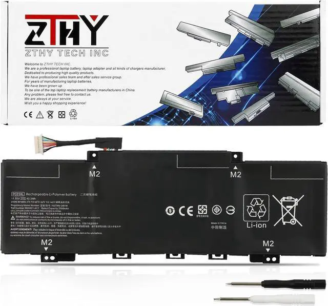 Main image of PC03XL Battery Replacement for HP Envy x360 14-es0000 14-es0013dx 14-es0xxx 14t-es100 Pavilion X360 14-CD 14-DY 14M-DY 14-DH 14-EK 15-ER 14M-DY0113DX 15-er0125od 14-dy1031ns Aero 13-be000 13-be0013dx