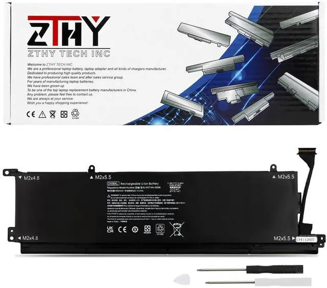 Main image of ZTHY DX06XL Laptop Battery Compatible with HP Omen X 2S 15-DG 15-DG0000NC 15-DG0001NC 15-DG0003NC 15-DG0010NR 15-DG0018TX 15-DG0020TX 15-DG0075CL Series L32749-005 HSTNN-DB9B L32701-2C1 11.55V 72.9Wh