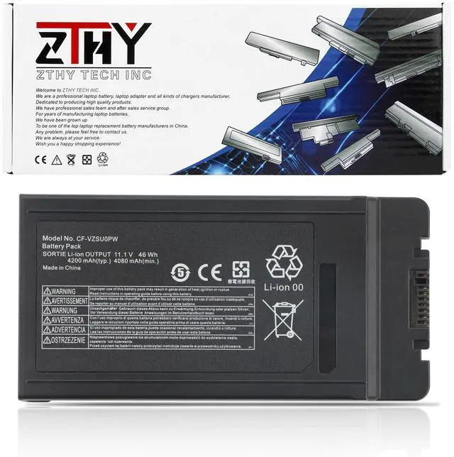 Main image of CF-VZSU0PW CF-VZSU0PR CF-54 Battery Replacement for PANASONIC TOUGHBOOK CF54 CF-54 Mk1 54 Gloved Multi Touch Series CF-VZSU0LW CF-VZSU0GW CF-VZSU0GJS CF-VZSU0GW CF-VZSUOPW CF-VZSU0KR CF-VZSU0KJS 46Wh