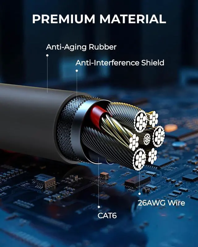 Alt view image 5 of 5 - Fytok Starlink Gen 3 Cable 100FT, Black, Male-to-Male, Cat 6, 26AWG, 120V AC, Heavy Duty, Abrasion Resistant, Waterproof, Compatible with Starlink Gen 3 Rectangular Satellite