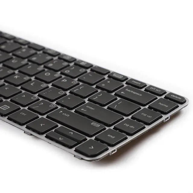 Alt view image 4 of 5 - New Laptop Backlit Keyboard for HP EliteBook 840 G3 840 G4 745 G3 745 G4 848 G3, with Pointer and Backlight, Silver Frame, US Layout, P/N 901042-001 903008-001 836308-001 6037B0126901