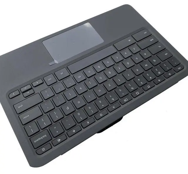 Alt view image 5 of 5 - Replacement for HP Chromebook 11 G6 EE Laptop Upper Top Cover Case Palmrest Keyboard Touchpad Assembly Part L14921-001