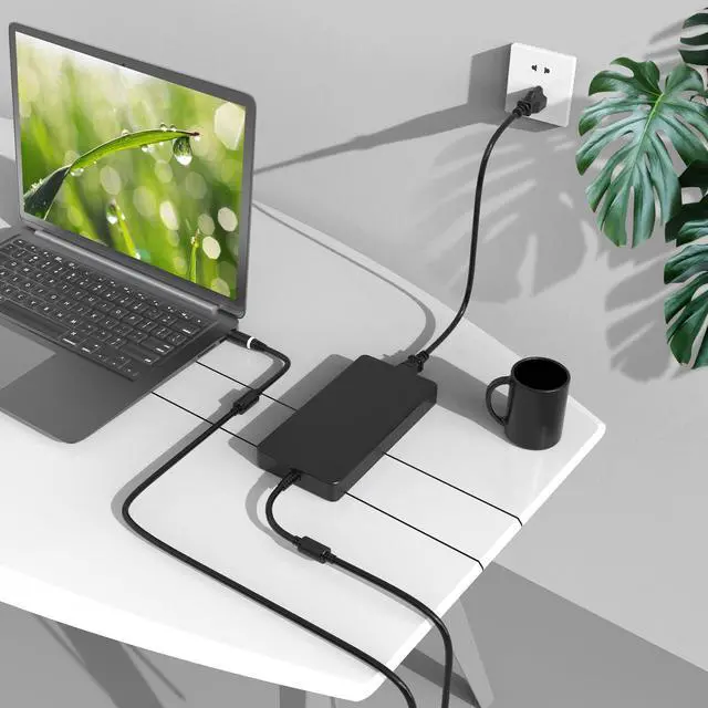 Alt view image 2 of 5 - 240W AC Charger for Dell Alienware M17 R1 R2 R3 R4 R5 M17X R2 R3 M18X Area-51m R2 G5 G7 M6400 M6500 M6600 J211H FWCRC C3MFM U896K 6RTJT Y044M Laptop Charger Adapter Cord