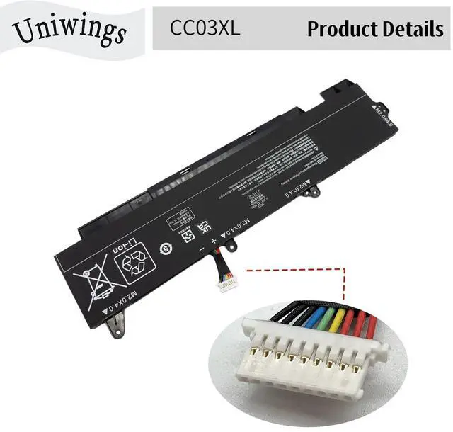 Alt view image 5 of 5 - HCSK CC03XL Battery Compatible with HP EliteBook 850 G7 G8 EliteBook 855 G7 G8 ZBook Firefly 15 G7 G8 Serie