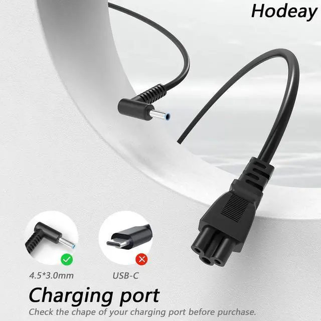 Alt view image 2 of 5 - 200W AC Adapter Charger Fit for HP OMEN 15 16 17 inch Gaming Laptop 15-ax 15-ce 15-dc 15-ek 15-dh 15-en 16-c 16-b 16-wd 16-xd 17-an 17-cb 17-w TPN-CA03