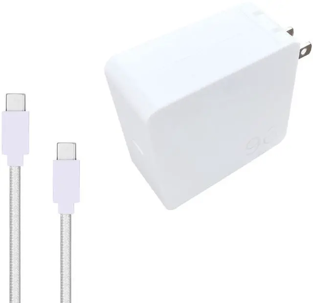 Main image of 96W Fast USB-C Adapter Charger for HP Dragonfly Pro Laptop Chromebook and Other Output 5.0V, 9.0V, 15.0V 3.0A, 20.0V/4.8A, PD3.0 Laptop Adapter | Foldable Plug | UL Certified, White