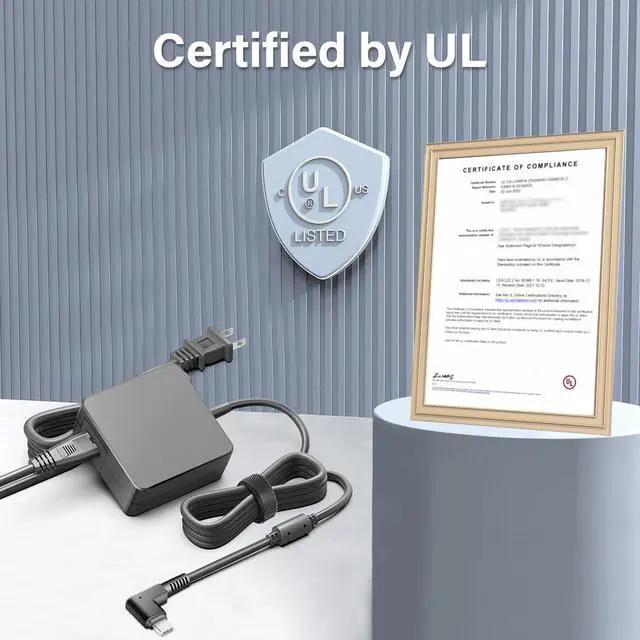 Alt view image 5 of 5 - HKY 65W USB C Charger Fit for Nimo N151 N151S N152 N153 N154 15.6" N171 N171S 17.3" FHD Laptop Notebook PC & Peloton Bike+ Plus PL-02 PLTN-TTR01 FSP065-APDC8R01 USB Type-C Power Adapter Cable