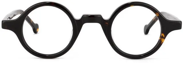 Main image of Zeelool Vintage Small Round Blue Light Blocking Glasses Arale FA0176-02 Tortoise