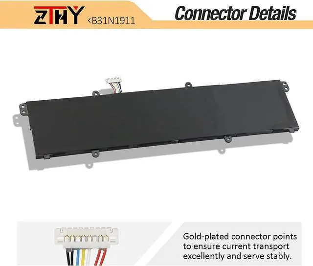 Alt view image 4 of 5 - B31N1911 C31N1911 Battery Replacement for ASUS VivoBook 14 M413 K413 X413 F413 D413 A413 S413 R413 X421 M413DA M413IA M413UA K413EA F413FA S433FA X413FA X413FF TM420IA TP420UA TP470EA X421EQ X421FA