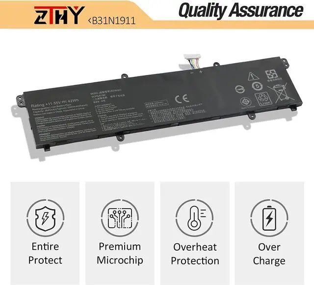 Alt view image 5 of 5 - B31N1911 C31N1911 Battery Replacement for ASUS VivoBook 14 M413 K413 X413 F413 D413 A413 S413 R413 X421 M413DA M413IA M413UA K413EA F413FA S433FA X413FA X413FF TM420IA TP420UA TP470EA X421EQ X421FA