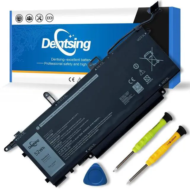 Main image of Dentsing NF2MW Laptop Battery Replace for Dell Latitude 7400 2-in-1 Latitude 14 9410 2-in-1 Series Notebook 7146W 085XM8 08W3YY 0C76H7 C76H7 G8F6M 0G8F6M 02K0CK DJ5GG P110G P110G001 7.6V 52Wh 6500mAh