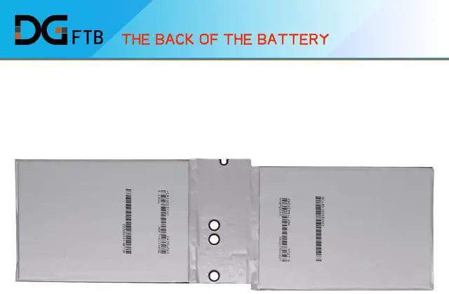 Alt view image 3 of 5 - DGTEC G3HTA044H G3HTA020H DAK822470K Laptop Battery Replacement for Microsoft Surface Book 1 1703 1704 1705 CR7CR7 CR7-00005 CR7-00007 Book 2 13.5IN 128GB 256GB 512GB 1TB 2-in-1 (7.5V 2387mhA/18.0Wh)