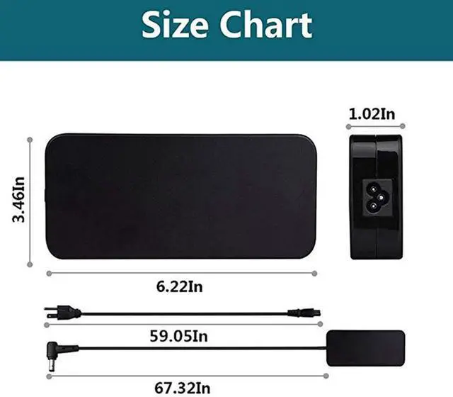 Alt view image 4 of 5 - 120W AC Adapter Charger for Asus ROG GL502 GL551J GL552VW GL553V GL752VW GL753VE N750 N550JK N550JX ZX53VW FX53VD N53 G56JK N56JR N56JN Q550LF PA-1121-28 A15-120P1A Power Supply Cord