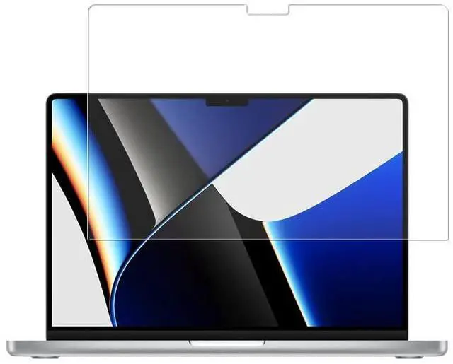 Alt view image 3 of 5 - ARMOR Flexible Glass Screen Protector for MacBook Pro (for 14" / 16"), Anti Glare with Blue Light Filter (MacBook Pro 14")
