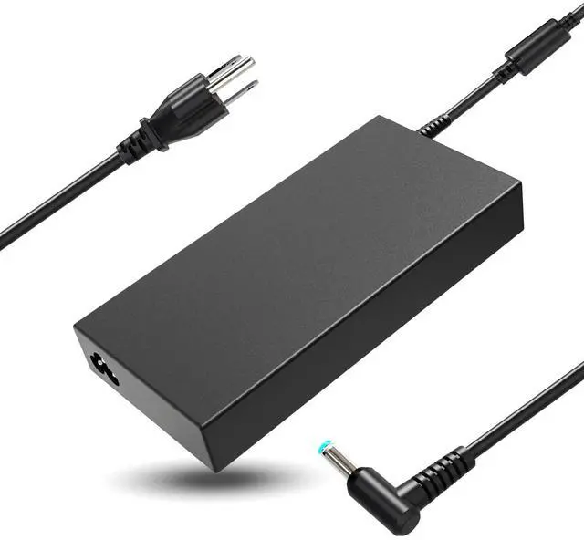 Main image of 120W AC Charger for HP Laptop Charger, HP USB-C Dock G5 USB-C/A Universal Dock G2 5TW13AA Envy 15 17 Series Omen 15-5000 5100 5200 710415-001 L41856-001 HP 120W AC Adapter