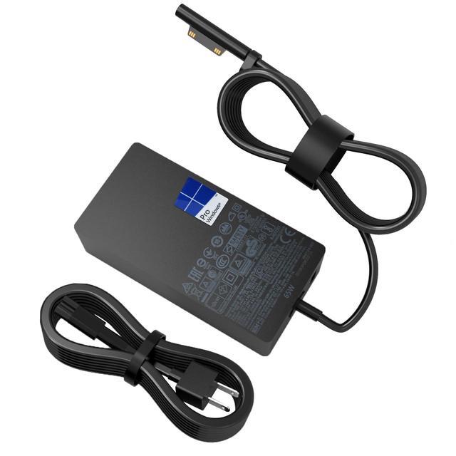 Caricabatterie 44W Per Microsoft Surface Pro 3/4/5/6, Book, Go, Laptop – Alimentatore Con Porta USB E Cavo 3m, Adattatore CA