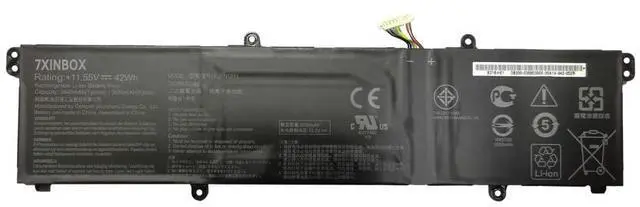 Main image of 7xinbox 11.55V 42WH B31N1911 C31N1911 Replacement Laptop Battery for Asus VivoBook 14 F413 K413 M413 X413 TM420IA A413FF F413FF K433FA R428FF S433FA