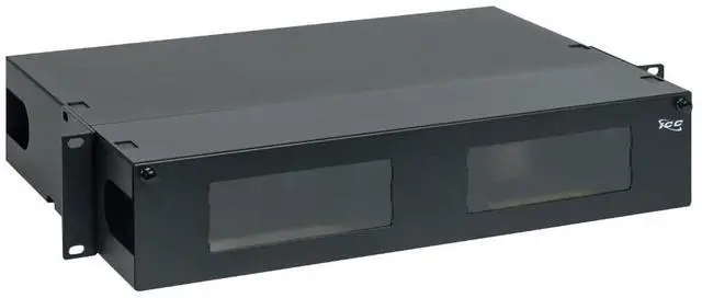 Main image of ICC 2U Fiber Optic Rack Mount Enclosure - 6 Slots for LGX Compatible Adapter Panels or Cassettes, Supports up to 144 Fibers, Fits 19-Inch Racks, Secure Fiber Management Solution, ICFORE62RM