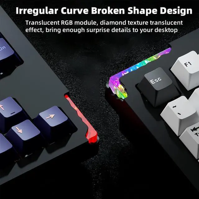 Alt view image 5 of 5 - BOYI 80V2 CNC Aluminum 5-Second Quick-Release QMK/VIA Triple-Mode Connectivity Hot Swappable Mechanical Keyboard RGB/FR4/8000mAh with Superior Acoustics (Purple)