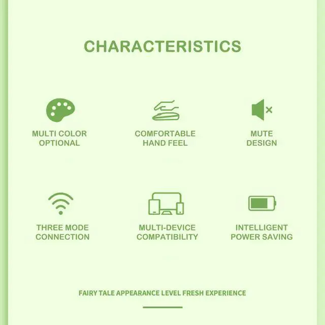 Alt view image 2 of 5 - FOPATO F11 Rechargeable 3-Mode Wireless Mouse, Compact Design Computer Mice, Silent Clicks and Lightweight, 1600 DPI Optical Mouse for Notebook, PC, Laptop, Mac (Blue)