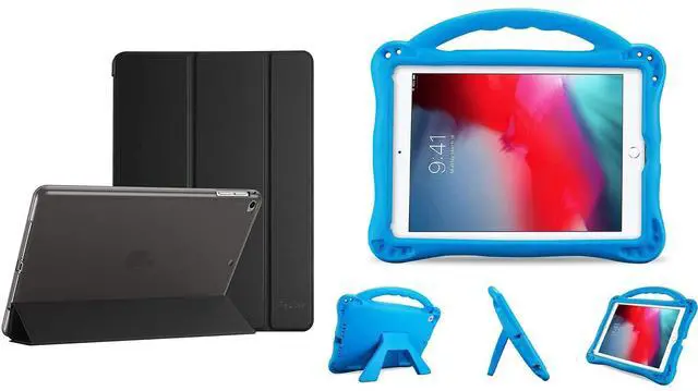 Main image of ProCase iPad 9.7 Inch 6th 5th Gen iPad Air 2 iPad Air Case Bundle with Kid Case for iPad 9.7 (Old Model) 6th 5th 2017 2018/ iPad Air 2 Air 1/ iPad Pro 9.7 2016