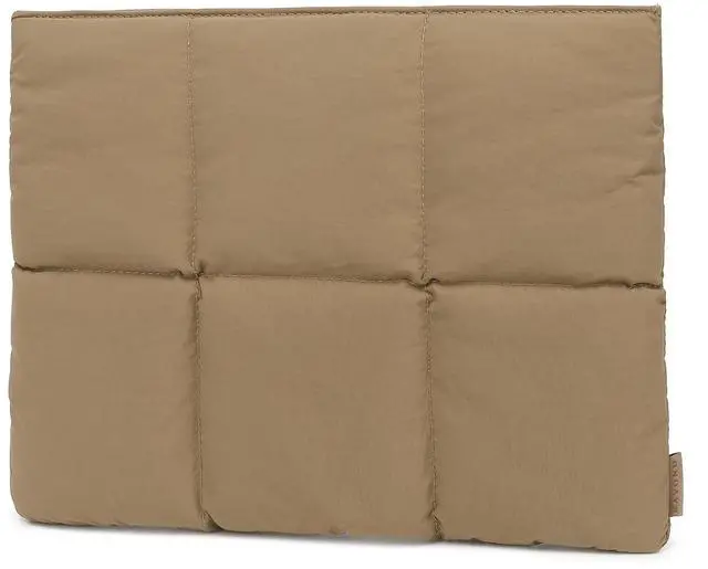 Alt view image 2 of 5 - KAYOND Puffy Laptop Sleeve 15 Inch,Women Pillow Shape Laptop Sleeve, Compatible MacBook Pro 15.4 Inch,MacBook Pro 16 Inch,MacBook Air 15.4 Inch M1 M2 M3, Brown