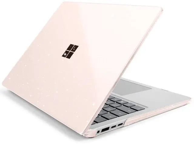 Alt view image 4 of 5 - Batianda Premium Crystal Case for 13.8" Microsoft Surface Laptop Copilot+ PC 2024 (7th Edition) Lightweight Durable Scratch-Resistant, with Keyboard Cover & Screen Protector, Starlight