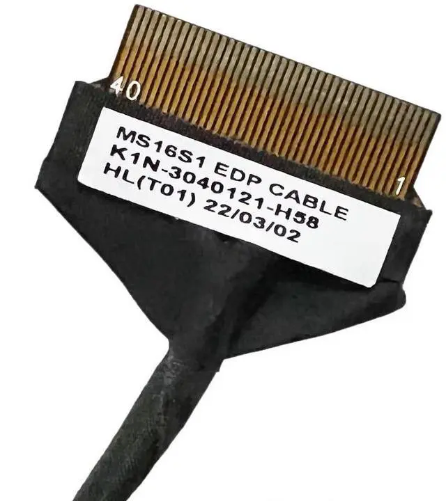 Alt view image 4 of 5 - GinTai Laptop 30Pin LCD EDP Cable LED LVDS Video Screen Line Display Flex Cable Wire for MSI MS-16S1 MS-16S2 MS-16S3 MS-16S5 8SC 8M 8RDS 8RD 8SC 8M 8MO 8RC K1N-3040121-H39 K1N-3040121-H58