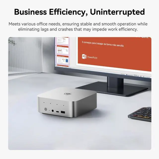 Alt view image 5 of 5 - Beelink SEI13 Mini PC with Intel Core i9-13900HK(14C/20T), 32GB DDR5, 1TB NVMe M.2 SSD, Triple Display 4K Output, 2.5G LAN, WiFi 6, Bluetooth 5.2 W-11 Mini Desktop Computer