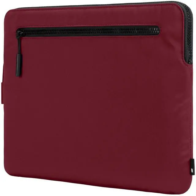 Main image of Incase Compact Laptop Sleeve with Flight Nylon - 14-inch MacBook/Laptop & iPad/Tablet Sleeve - Faux Fur Lining, Lightweight, Durable, Weather Resistant, Slip Pocket for Accessories - Cosmic Red