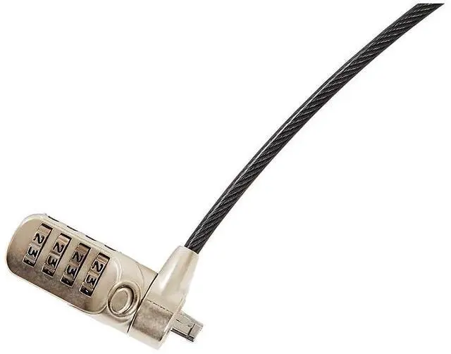Alt view image 3 of 4 - STAPLES 2661760 Laptop Cable Lock (51205)