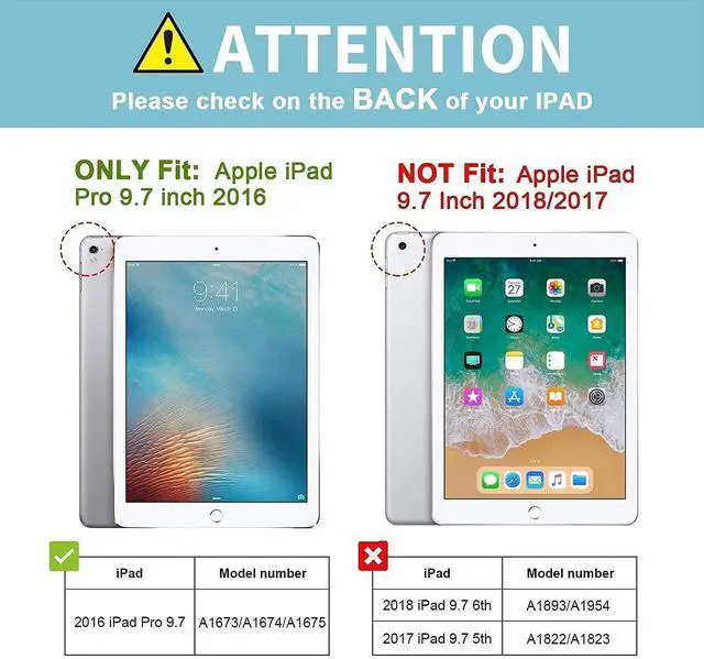 Alt view image 2 of 5 - ProCase iPad Pro 9.7 Teal Slim Hard Shell Case Bundle with 2 Pack iPad 9.7 2018 & 2017 / iPad Pro 9.7 / iPad Air 2 / iPad Air Tempered Glass Screen Protectors