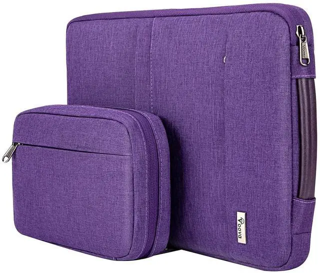 Main image of Voova Laptop Sleeve Case 13 14 Inch Compatible with MacBook Air 13 M2/M3/M4, MacBook Pro 13/14,13.5"Surface Laptop 4/5,Chromebook 14,2 in 1 Waterproof Computer Bag with Detachable Accessory Pouch